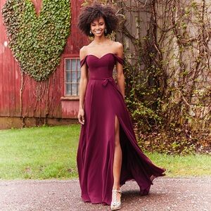 Morilee Bridesmaid Dress in Claret
